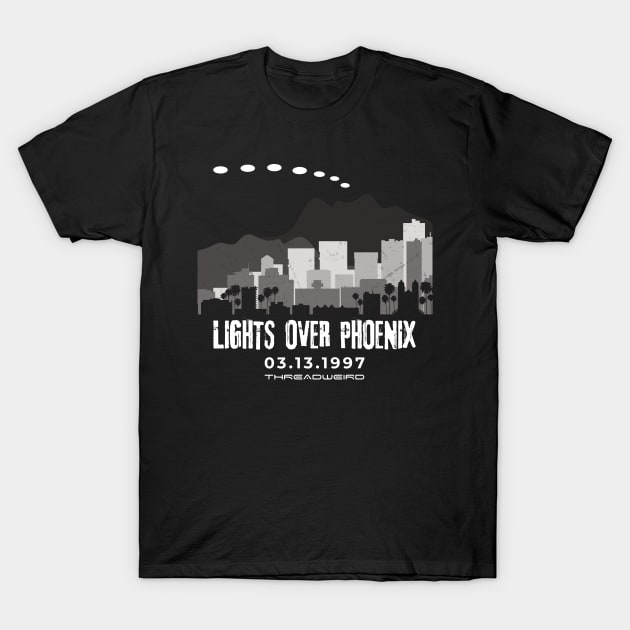 Phoenix Lights T-Shirt by ThreadWeird Apparel Company